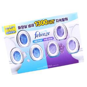 페브리즈 화장실비치형 6개 상쾌한비누향과 라벤더향