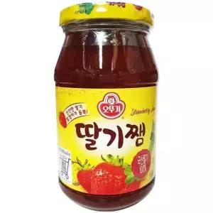 딸기잼(오뚜기 500G) 유리병 과일잼