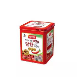 맛있게 매운 해찬들 태양초 알찬 고추장 14kg