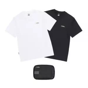 내셔널지오그래픽 2PACK 기능성 반팔 티셔츠 4종 택1매쉬 파우치 증정 2079253
