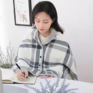골프 미니 무릎 블랭킷 담요 단추 어깨 밍크 망토 대형 소형 차량용