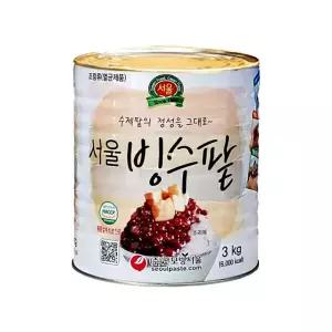굿모닝서울 빙수팥 3kg 6개