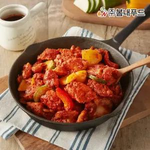 [봄내푸드] 춘천출발! 봄내푸드 국내산 춘천 닭갈비 1kg_2팩