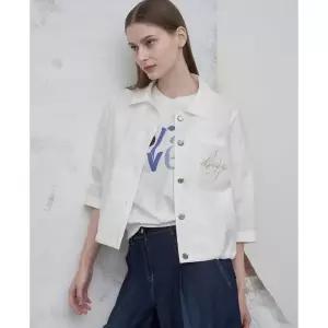올리비아로렌 sh06 메쉬 블록 셔츠  VVCNS5M5261