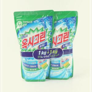 옥시크린 배니시 분말형 표백제 2kg 세탁세제 보조제