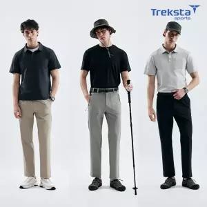 [트렉스타][Treksta]스포츠 26SS 남성 쿨모션 냉감 팬츠 3종 + 벨트 세트