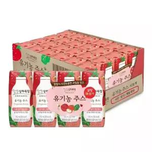 상하목장 유기농 주스 사과딸기케일, 125ml, 24개