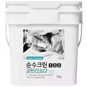 순수크린 과탄산소다 5kg 버킷 대용량 1등급원료 산소계표백제