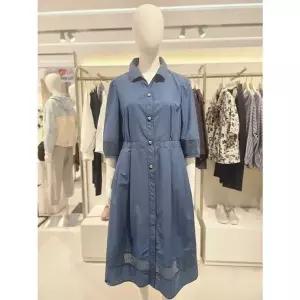 [NS홈쇼핑]크로커다일레이디 메쉬 배색 원피스 CLFMOP105[35965754]