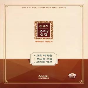 개역 큰글자 굿모닝성경새찬송가 (대/합본/색인/무지퍼/브라운) [Xtr]