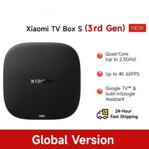 글로벌 버전 샤오미 TV 박스 S 3세대 4K 울트라 HD 2G WiFi BT5.2 구글 캐스트 넷플릭스 미디어 플레이어