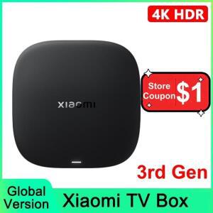글로벌 버전 샤오미 TV 박스 S 3세대 4K UHD 블루투스 5.2 와이파이 6 2GB 구글 어시스턴트 컨트롤
