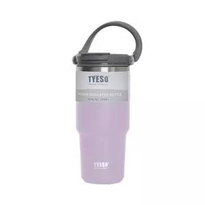 텀블러 차량 감성텀블러 핸들텀블러 TYESO 스텐 스포츠 750ml 750mL 내장형빨대
