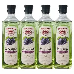 해표 포도씨오일900ml 4개