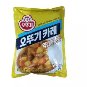 오뚜기 카레 가루 약간매운맛 1kg 과립형 치킨튀김가루 업소용 가정용 대용량