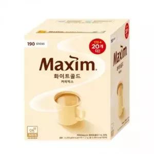 맥심 화이트골드 커피믹스 190T(170T+20T) 리뉴얼