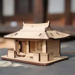 만들기 기와집 한옥 나무 조립 건축 건물 모형 DIY