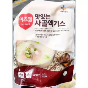 이츠웰 소스 1kg 사골엑기스 육수 농축액 업소용