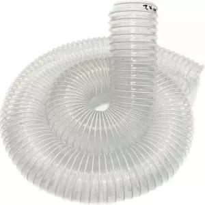 PVC 주름관 투명 호스 집진 배관 진공 집진기 환기 배기관