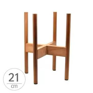중 오크색 원목화분받침대 월넛 내경21cm 우드스텐드