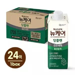 뉴케어 당플랜 검은깨맛 건강음료 200ml 24입 1박스 GST MNS