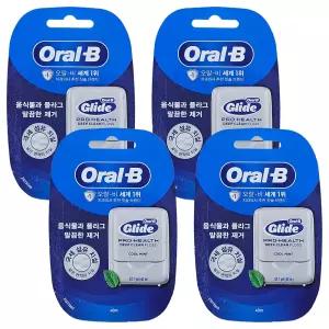 오랄비 글라이드 딥클린 치실 40m x 4개/