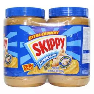 스키피 땅콩버터 슈퍼청크 1.36kg x 2개 땅콩잼 코스트코