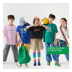 베네통 언더웨어 베네통 26SS 최신상 키즈 반팔 티셔츠 5종 남아여아 공용 513128