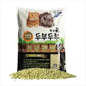 [펫] 1박스 모래 녹차 테비 두부두부 7LX6개