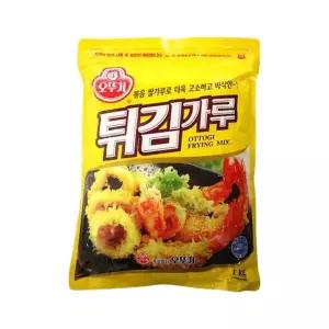 오뚜기 대용량 도매 요리용 간식 건강한 튀김가루 튀김가루 1kg 1개