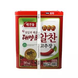해찬들 떡뽁이 양념 감칠맛 깊은맛 만능비빔장 고추장 태양초 알찬 고추장 14kg 1개