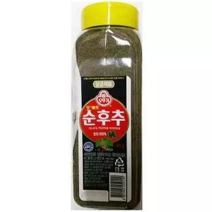 순후추 가루 (오뚜기 450g)/식당/급식/군용/군대/단체/영업용/업소용/대용량/가게