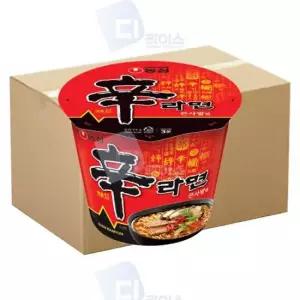 신라면 큰사발 114g 16개 큰컵 얼큰한 컵라면 간식