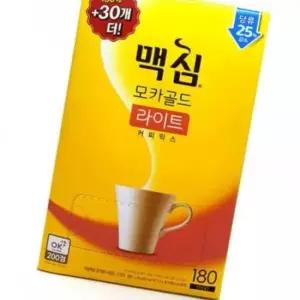 맥심 모카골드 라이트 커피믹스 180개입 홈카페 혼족