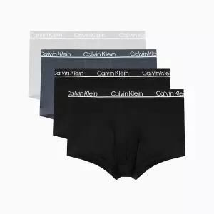 Calvin Klein Jeans 4팩 캘빈클라인 CALVIN KLEIN 남성 마이크로파이버 스트레치 플러스 로우 라이즈 팬티