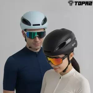 호비 토파즈 에볼루션 카본쉘 에어로 자전거 헬멧 후미등 아시안핏 로드 MTB 픽시 헬멧