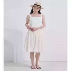 빈폴 레이디스 beanpoleladies B my 체크 패턴 A라인 스커트 베이지 BF5427N02A