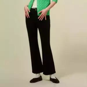 빈폴 레이디스 beanpoleladies Essential 부츠컷 데님 팬츠 블랙 BF5321E035