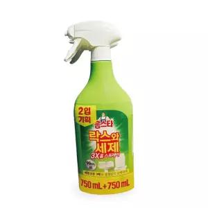 홈스타 욕실청소 락스와세제 후레쉬향 화장실 750ml x2입