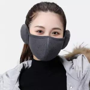 스포츠 운동 용 골프 방한 귀마개 기모 마스크 그레이