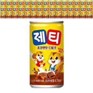 제티 초코 드링크 캔음료 초콜릿음료 175ml 30캔 GST MNS