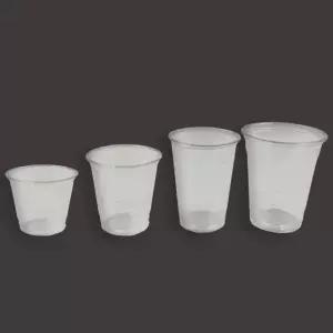 50개입 플라스틱물컵 음료수컵 아이스아메리카노잔 투명 컵 8OZ 플라스틱컵