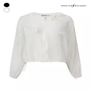 [나인식스뉴욕]스트링 후드 시스루 점퍼 (NQ6JP003M0)
