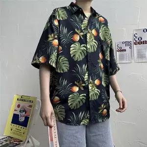 셔츠 바캉스룩 바캉스 플라워 플라워셔츠 하와이안셔츠 하와이안