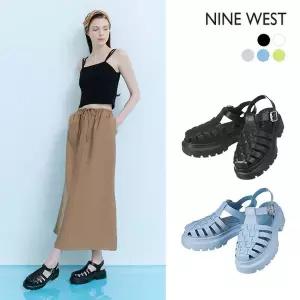 NINE WEST 나인웨스트 양가죽통굽 샌들 NW061