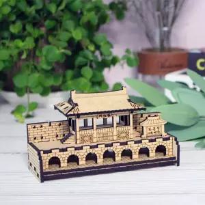 건축 조립 나무 모형 만들기 건물 DIY 화홍문 63빌딩모형