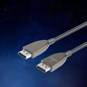 모니터 케이블 HDMI 광 포트 젠더 분배기 연장 디스 리피터 DVI 50M 8K Coms 60Hz
