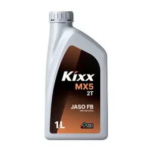[셀러허브]고급 엔진 오일 2행정 Kixx MX5 2T FB 12 / 1L BX 예초기 오토바이 스쿠터 연료 (S42360032)