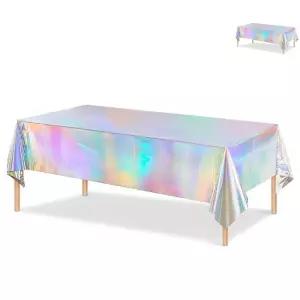 테이블용품 이벤트 테이블보 홀로그램 무늬 137x183cm 파티용품