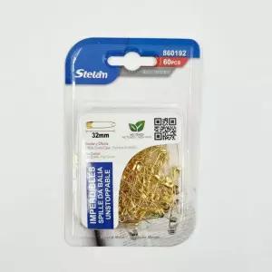 골드 금색옷핀 바느질핀 32mm 옷핀 스텔란 예쁜옷핀 60P